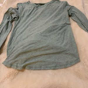 lululemon open back long sleeve top